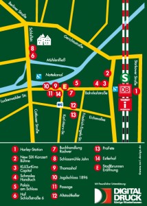 Lageplan - 4. Höfenacht Königs Wusterhausen