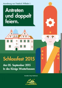 Schloßfest Königs Wusterhausen 2015 - Plakat